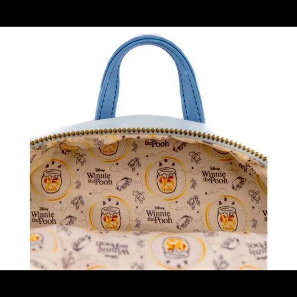 Exclusive - Winnie the Pooh 95th Anniversary Triple Pocket Mini Backpack - Picture 6 of 8